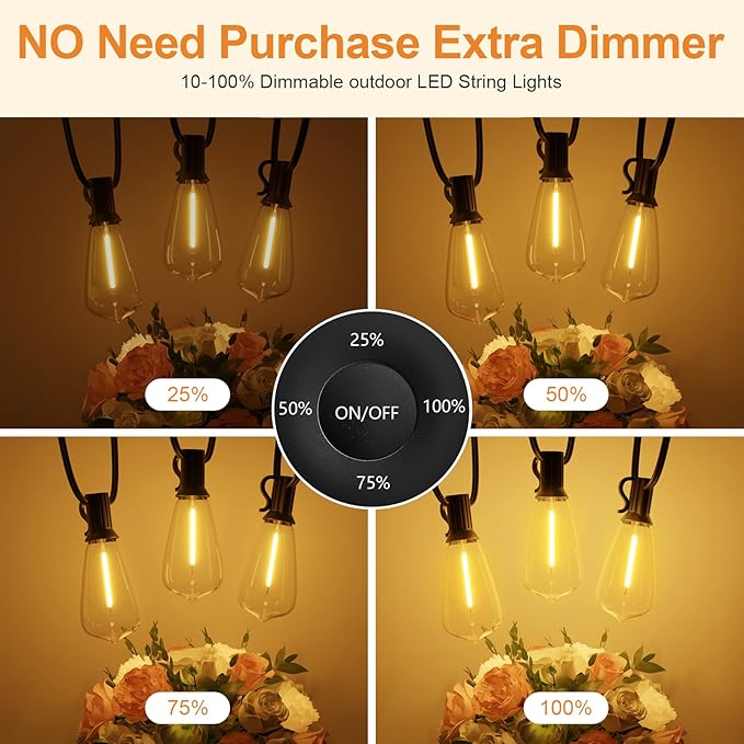 150FT Outdoor String Lights - Image 3