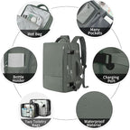 Hanples Travel Backpack as Personal Item Travel bag Flight Approved, 35L Carry - Image 6