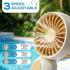 Rossesay 6 Pcs Mini Portable Fan Bulk Cute Handheld Lightweight Small Little - Image 3