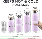 Bambaw Insulated Water Bottle 32 oz, Leak-Proof Water Bottle Stainless Steel - Image 5