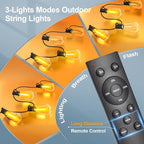 MGVIH Outdoor String Led Patio Lights: 65Ft 20M Outside Waterproof Light - Image 2