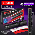 GearLight UV Flashlight S50-365 nm Mini Blacklight Ultraviolet Pen Flashlights - Image 7