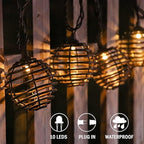 Vigdur Patio String Lights Outdoor, Connectable Indoor String Light - Image 2