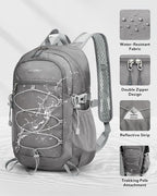 WATERFLY Small Lightweight Packable Backpack: 15L Mini Ultra Light Foldable - Image 2