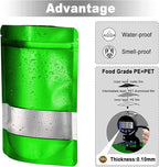 6.3"x9.5" 120pcs Mylar Bags for Food Storage, Smell Proof Bag - Image 5