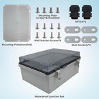 MAKERELE Extra Large Outdoor Electrical Enclosure Boxes Waterproof IP67 - Image 3