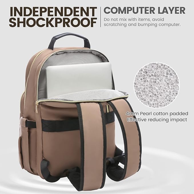 LOVEVOOK Laptop Backpack for Women 17.3 inch, Cute Womens Travel Backpack Purse - Image 3