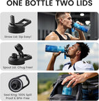 RAYMYLO Insulated Water Bottle 40 oz, Triple Wall Vacuum Stainless Steel - Image 5