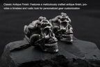 Skull Paracord Bead, 0.75x0.56x0.78 inches, - Image 7