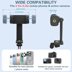 Beviliu Neck Phone Holder for Recording, Hands-Free POV/Vlog Neck Mount - Image 4
