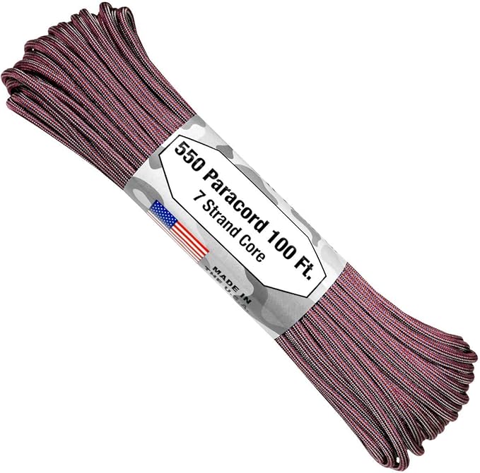 Atwood Rope MFG Color Changing 550 Paracord 100 Feet 7-Strand Core Nylon by AtwoodRopeMFG