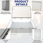 MAKERELE Extra Large Outdoor Waterproof Electrical Box IP67 Clear Waterproof - Image 4