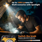 Samyoung 2-Pack 2400LM Magnetic Rechargeable Work Light, Dual-Sided LED Work - Image 4