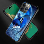 for iPhone 13 Pro Case, Snowy Mountain Fox Lake Pattern Graphic Design Girl Boy - Image 5