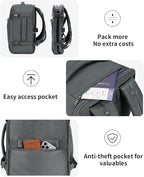 ECOHUB Travel Backpack for Men, Laptop Carry on Backpack - Image 8
