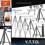 60" Aluminum Phone & Camera Tripod - Image 4