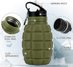 QiCheng&LYS Collapsible Water Bottle Sports Bottle 19.5OZ/580ml Travel Water - Image 3