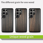 Carveit Magnetic Wooden Case for Samsung Galaxy S26 Ultra Case 2026, TPU - Image 7