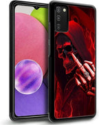 for Samsung Galaxy S20 FE Case, Gestures Funny Skull Pattern Graphic Design - Image 3