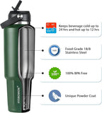 HYDROWION 40 oz Insulated Water Bottle, Car Water Bottle Holder - Image 5