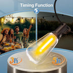 Outdoor Lights String Patio Outside - 100ft 30M LED Waterproof Light - Hanging - Image 3