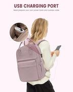 LOVEVOOK Laptop Backpack for Women 15.6 Inch Laptop Bag - Image 5