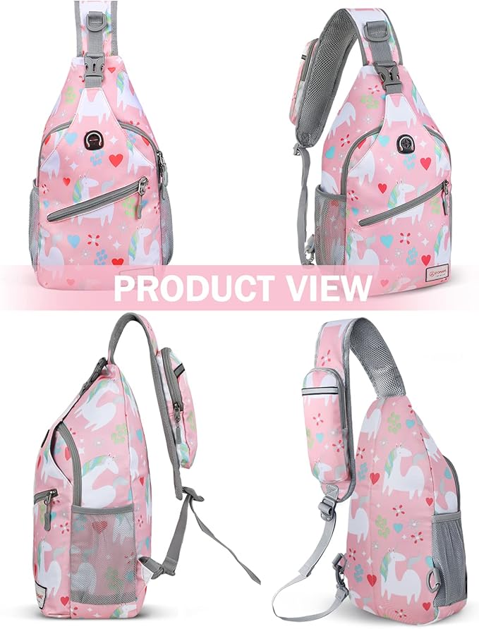 ZOMAKE Sling Bag, Small Crossbody Sling Backpack, Water Resistant Shoulder - Image 6