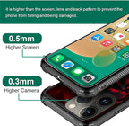 for iPhone 14 Pro Max Case, Gestures Funny Skull Pattern Graphic Design Girl - Image 4