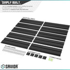 Savior Equipment Horizontal Steel Wall Mount Firearm Rifle Display Rack - Image 6