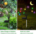 Solar Garden Lights Outdoor, 2 Pack 16 LED Solar Firefly Lights Waterproof - Image 3