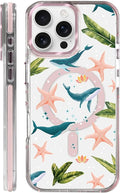 Case for iPhone 16 Pro, Sealife Whale Ocean Wildlife Clear Phone Case by Toulas