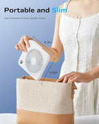 Otlonpe Portable Desk Fan 6.5 Inch, 4000mAh Rechargeable Battery Operated & USB - Image 7
