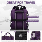 LOVEVOOK Laptop Backpack for Women, 17 Inch Professional Womens Travel Backpack - Image 5
