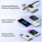 Magnetic Portable Charger, 10000mAh Wireless Power Bank - Image 7