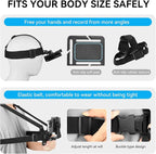 Mobile Phone Chest Strap Harness Mount Head Strap Holder Kit - Image 5