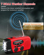 Esky Emergency Hand Crank Radio 7400mWh - Image 2