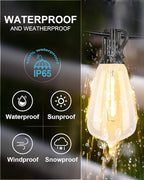 Lightdot 350FT Outdoor String Lights, LED Bistro String Lights - Image 2