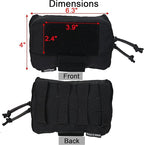 Tactical Molle Admin Pouch Chest Rig Small Molle Chest Pouch Utility MOLLE/Belt - Image 2