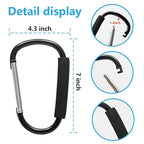 Baby Stroller Hooks for Hanging Diaper Bags, 2 Pack Stroller Hooks for Hanging - Image 3