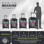 Explore Land Travel Luggage Cover Suitcase Protector Fits 18-22 Inch Case - Image 5