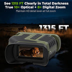WOSPORTS 4K Night Vision Goggles, 64GB TF Card, 1315FT Infrared Night Vision - Image 2