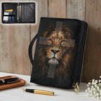 Leather Bible Cover Case for Men PU Bible Case - Image 5