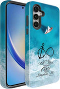 Compatible for Samsung Galaxy S24 5G Case, Dual Layer Heavy Duty 2 in 1 by BSMOSPER
