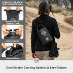 STOVER 5/10/25/30/40/55L Waterproof Dry Bag- Roll-Top Backpack w/Phone Case- - Image 5