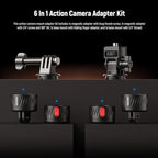 NEEWER Magnetic Action Camera Mount Kit, Compatible - Image 2