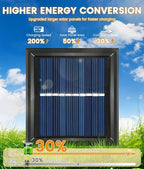 6 Pack Solar Pathway Lights Outdoor, Taller Bright Solar Path Lights Waterproof - Image 4