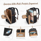 GOLF SUPAGS Rolling Backpack for Women 17 Inch Convertible Travel Laptop - Image 3