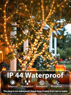 1000 LED Christmas Lights Outdoor Indoor, Super Long 330 FT Green Wire Plug In - Image 4