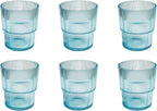 Fine Ribbed Acrylic Drinking Glass - Image 2