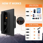 30W Solar Panel Charger Portable Foldable - Image 3